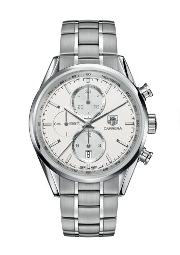 TAG Heuer Carrera Calibre 1887 41 Stainless Steel / Silver / Bracelet